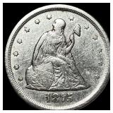 1875-S Silver Twenty Cents CLOSELY  UNCIRCULATED