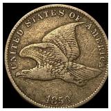 1858 Copper-Nickel Flying Eagle Cent NEARLY  UNCI