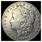 1904-S Silver Morgan Dollar CLOSELY  UNCIRCULATED