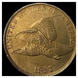 1857 Flying Eagle Cent UNCIRCULATED