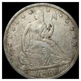 1860-O Silver Half Dollar CHOICE AU