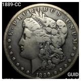 1889-CC Morgan Silver Dollar ABOUT UNCIRCULATED