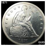 1871 Seated Liberty Dollar UNCIRCULATED