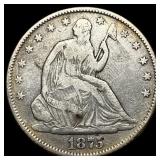 1875 Seated Liberty Half Dollar CLOSELY  UNCIRCUL