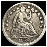 1856 Seated Liberty Half Dime NEARLY  UNCIRCULATE