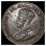 1923 Canada 1 Cent NEARLY UNCIRCULATED