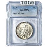 1925 Stone Mountain Half Dollar ICG MS64
