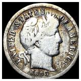 1893-O Silver Barber Dime LIGHTLY CIRCULATED