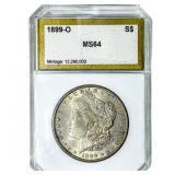 1899-O Morgan Silver Dollar PCI MS64