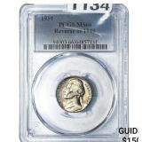 1939 Rev. 1940 Jefferson Nickel PCGS MS66