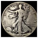 1918-D Silver Walking Liberty Half Dollar NICELY C