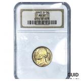 1943-D Jefferson Nickel NGC MS67