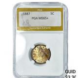 1887 Liberty Victory Nickel PGA MS65+
