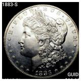1883-S Morgan Silver Dollar CHOICE BU PL