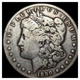 1890-CC Silver Morgan Dollar LIGHTLY CIRCULATED