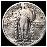 1927-S Silver Standing Liberty Quarter LIGHTLY CIR