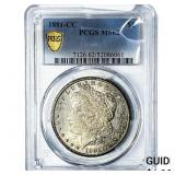 1881-CC Morgan Silver Dollar PCGS MS62