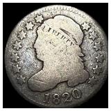 1820 Capped Bust Dime NICELY CIRCULATED