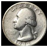 1932-D Silver Washington Quarter LIGHTLY CIRCULATE