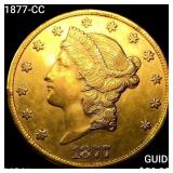 1877-CC $20 Gold Double Eagle UNCIRCULATED