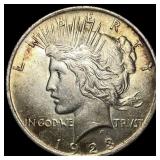 1923 Silver Peace Dollar UNCIRCULATED
