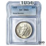 1925 Stone Mountain Half Dollar ICG MS64