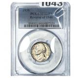 1939 Rev. 1940 Jefferson Nickel PCGS MS64 FS