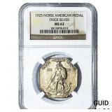 1925 Norse American Thick SIlver Medal NGC MS62