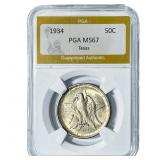 1934 Texas Half Dollar PGA MS67