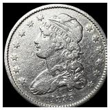 1835 Capped Bust Silver Quarter CLOSELY UNCIRCULAT