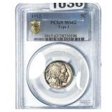 1913 Buffalo Nickel PCGS MS62 Type 1