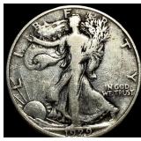 1929-D Silver Walking Liberty Half Dollar  NEARLY