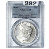 1884-O Morgan Silver Dollar PCGS MS63