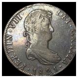1821 Silver 3 Reales Spain Ferdinand VII  NEARLY