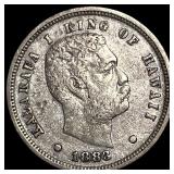 1883 Hawaii Silver Dime LIGHTLY CIRCULATED