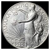 1915-S Silver Panama-Pacific Half Dollar UNCIRCULA