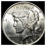 1923 Peace Silver Dollar GEM BU