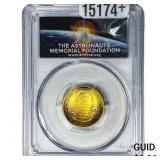 2019-W Apollo 11 50th Ann. 1/4oz Gold $5 PCGS MS69