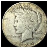 1934-S Silver Peace Dollar LIGHTLY CIRCULATED
