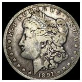 1891-O Morgan Silver Dollar LIGHTLY CIRCULATED