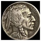 1914-D Buffalo Nickel NEARLY UNCIRCULATED