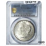 1884-CC Morgan Silver Dollar PCGS MS62