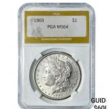 1903 Morgan Silver Dollar PGA MS64