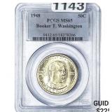 1948 Booker T Half Dollar PCGS MS65