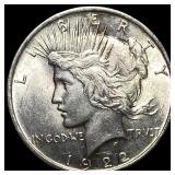 1922 Silver Peace Dollar GEM BU