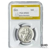 1925 Stone Mountain Half Dollar PGA MS65