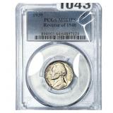 1939 Rev. 1940 Jefferson Nickel PCGS MS64 FS