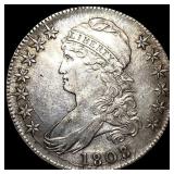 1808 Silver Capped Bust Half Dollar CLOSELY  UNCI