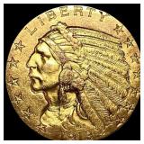 1913 Indian Head Gold Half Eagle $5  UNCIRCULATED