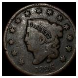 1826 Coronet Head Large Cent NEARLY  UNCIRCULATED